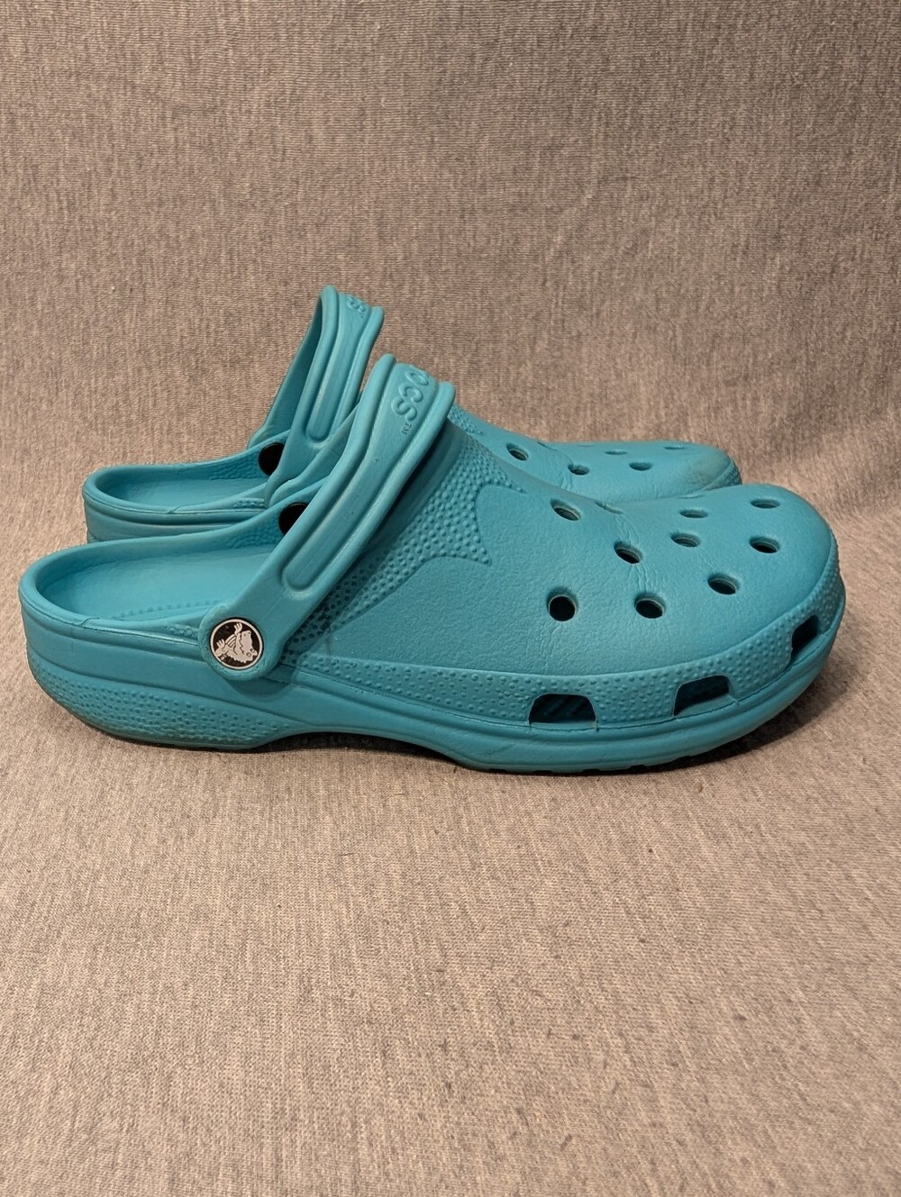 Crocs Classic Clogs Sandals W8-9 M6-7 Teal Green